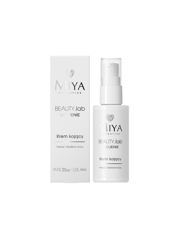 Miya Cosmetics BEAUTY .lab Beruhigende Creme für Gesicht und Augenpartie 50 ml