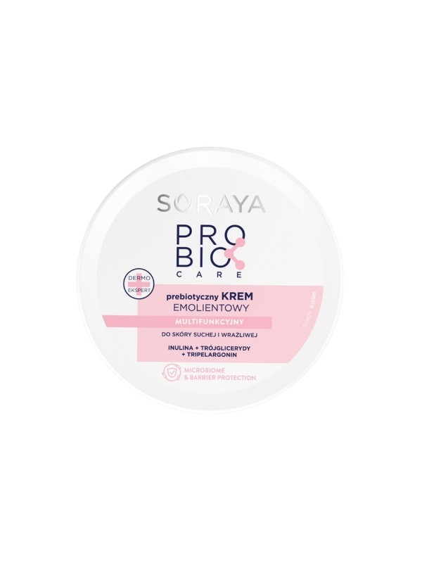 Багатофункціональний крем для тіла Soraya ProBio Care Prebiotic Emollient Body Cream для сухої та чутливої шкіри 200 мл