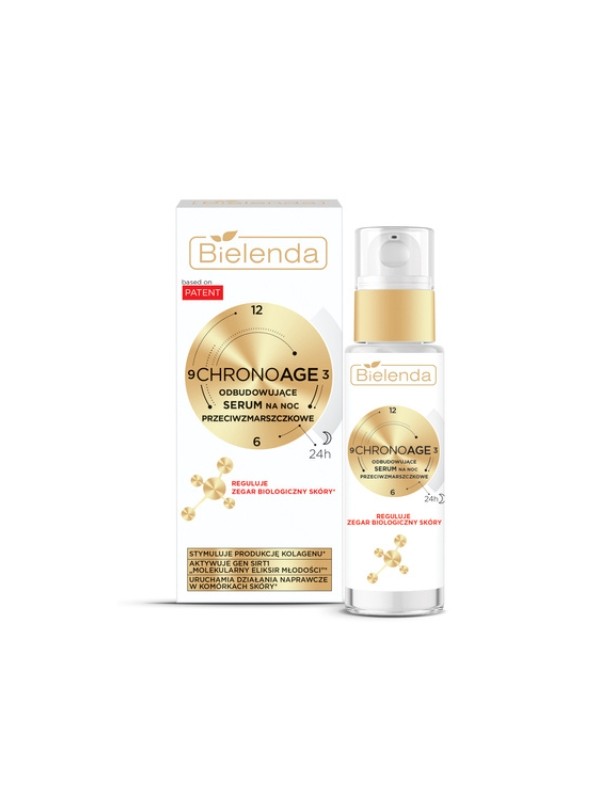 Bielenda Chrono Age 24H Regenerierendes Anti-Falten- Serum für die Nacht 30 ml