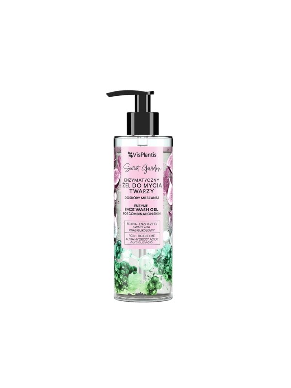 Vis Plantis Secret Garden Enzymatisches Gesichtswaschgel für Mischhaut 200 ml