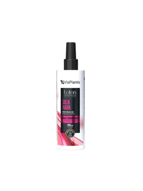 Vis Plantis Loton Spray Conditioner für trockenes und stumpfes Haar mit Seide 200 ml