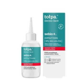 Tołpa Dermo Face Sebio+. Peeling 3 zuren 50 ml