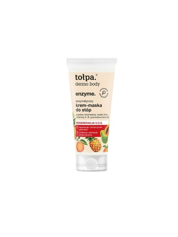 Tołpa Dermo Body Enzyme. Enzymatische Fußcreme-Maske 60 ml