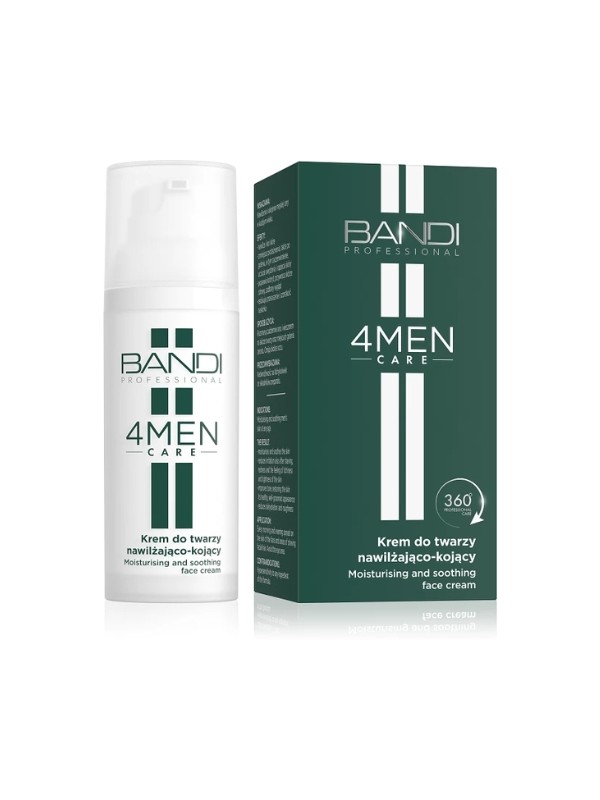 Bandi 4Men Care feuchtigkeitsspendende und beruhigende Gesichtscreme für Männer 50 ml