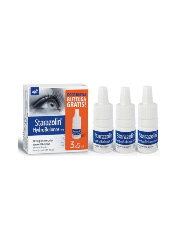 Starazolin HydroBalance PPH Eye drops 3x5 ml