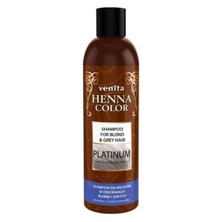 Venita Henna Farbshampoo für blond und graues Haar Platinum 250 ml