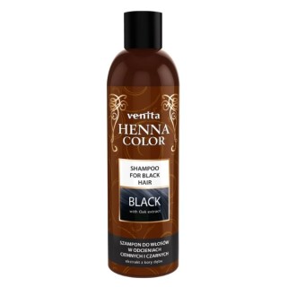 Venita Henna Farbshampoo für dunkles und schwarzes Haar Black 250 ml