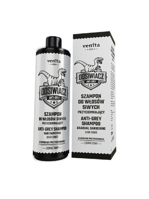 Venita Men Verduisterende ontvetter Shampoo voor grijs haar Donkere tinten 200 ml