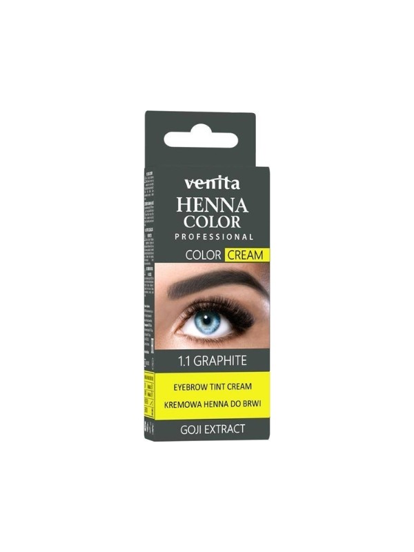 Venita cream Henna for eyebrows /1.1/ Graphite 30 g