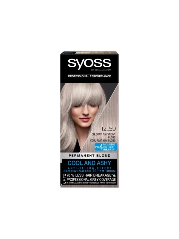 Syoss Hair dye /12-59/ Cool Platinum Blond