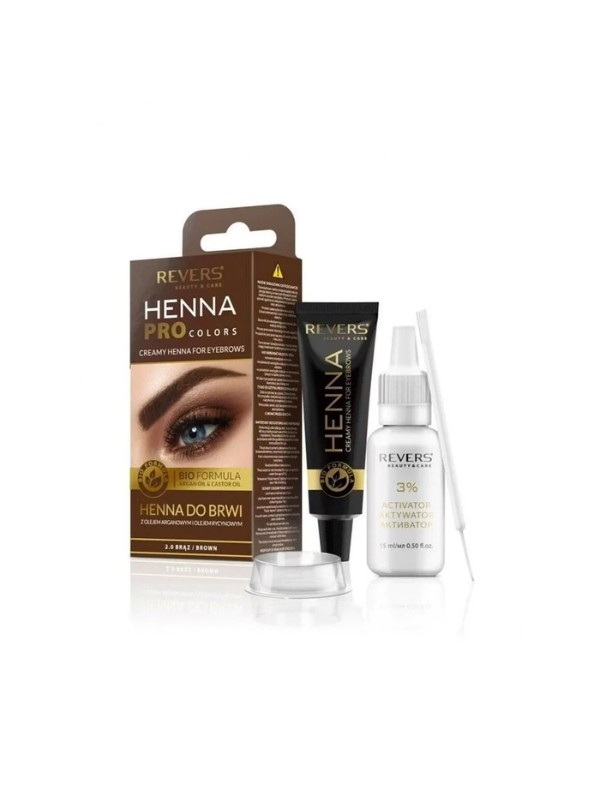 Revers Henna-Creme für Augenbrauen und Wimpern /2,0/ Braun