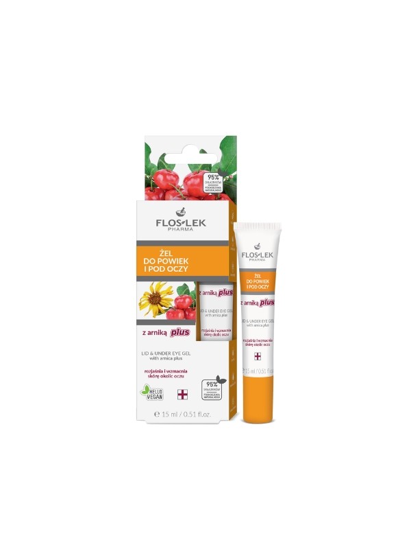 Floslek Oog- en ooggel met Arnica plus 15 ml