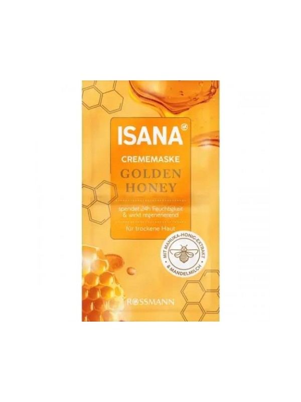 Isana Creamy Golden Honey Gesichtsmaske 2 x 8 ml