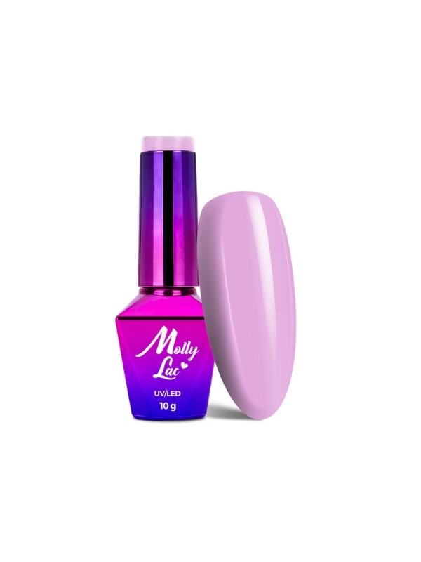 MollyLac /140/ Flamingo Hybrid Nail Polish Dusty Pink 5 ml