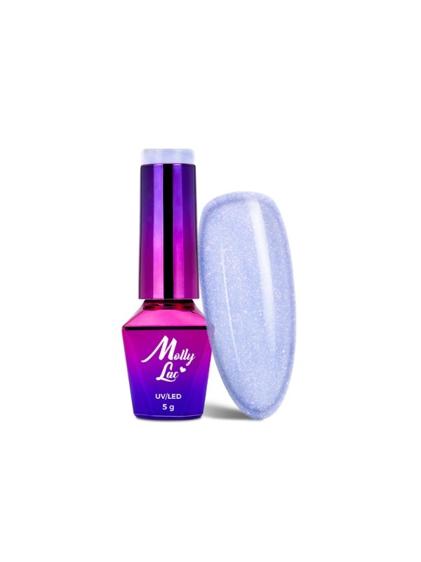 MollyLac /225/ Winter Crystalize Forever Young Hybrid Nail Polish 5 ml