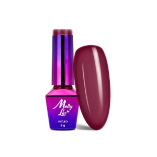 MollyLac /192/ Hearts & Kisses Perfect Love Hybrid Nail Polish 5 ml