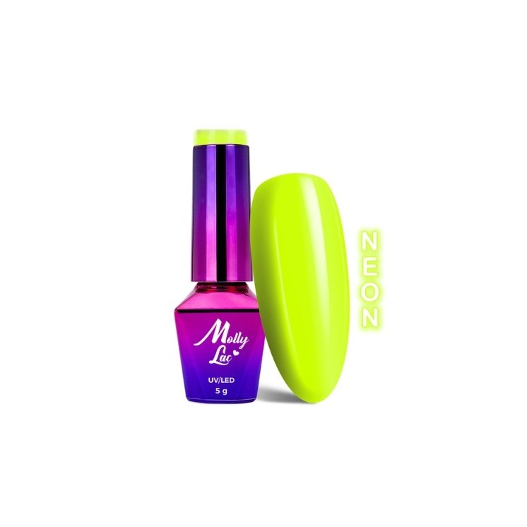 MollyLac /335/ Fancy Fashion Lakier Hybrydowy Lemonade 5 ml