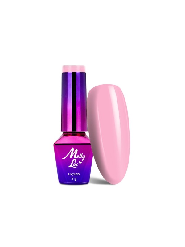 MollyLac /66/ Delicate Woman Hybrid Nail Polish Girly 5 ml