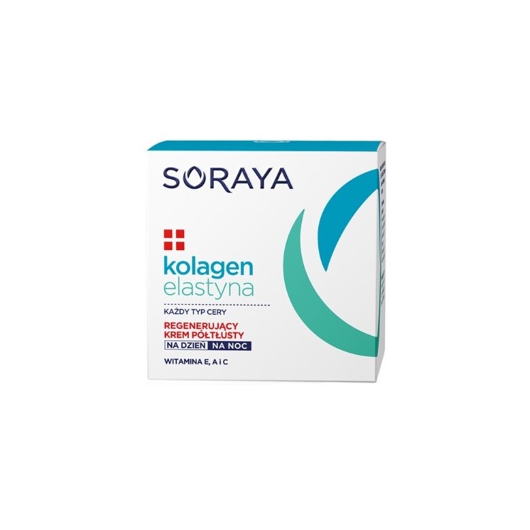 Soraya Collageen + Elastine regenererende Halfrijke gezichtscrème Dag/nacht 50 ml