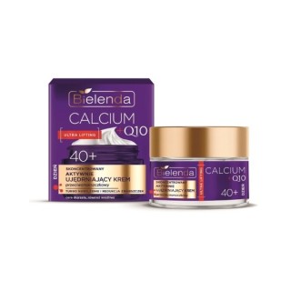 Bielenda CALCIUM + Q10 geconcentreerde actieve verstevigende anti-rimpel gezichtscrème 40+ voor dag 50 ml