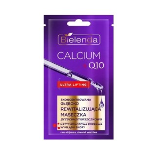 Bielenda CALCIUM + Q10 concentrated deeply revitalizing anti-wrinkle face mask 8 g