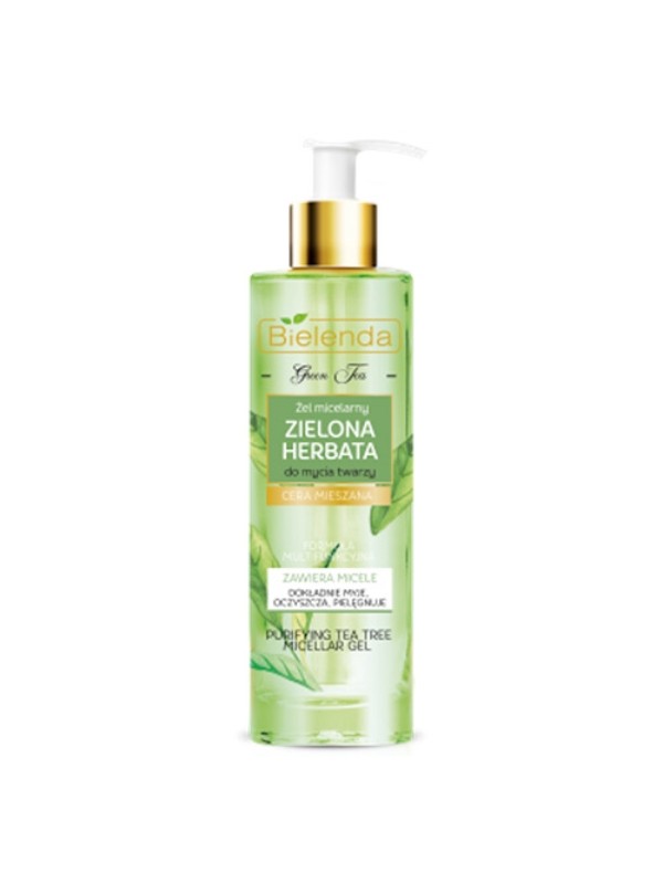 Bielenda Zielona Tea cleansing face wash gel 200 ml