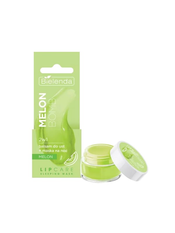 Bielenda Lip Care Sleeping Mask Melon Bomb 2in1 Бальзам для губ + нічна маска 10 г