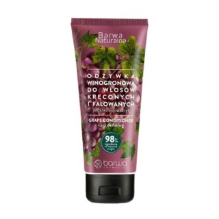 Barwa Naturalna Grape conditioner voor krullend en golvend haar in tube 200 ml