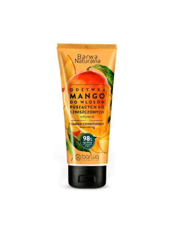 Barwa Naturalna Conditioner für krauses und strapaziertes Haar Mango in der 200-ml-Tube