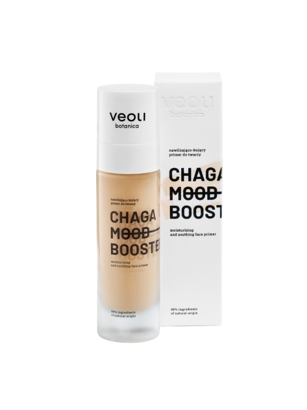 Veoli Botanica Chaga Mood Booster moisturizing and soothing face Primer with adaptogens 30 ml