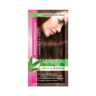 Marion Kleurshampoo met aloë-extract 4-8 wasbeurten /63/ Chocoladebruin 40 ml