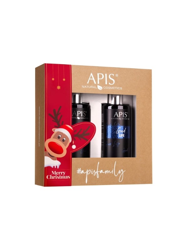 Apis Good Life gift set: Shower gel 300 ml + Body lotion 300 ml