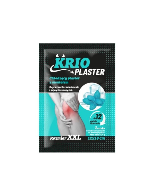 CRYO PLASTER Kühlpflaster mit Menthol XXL 1 Stück