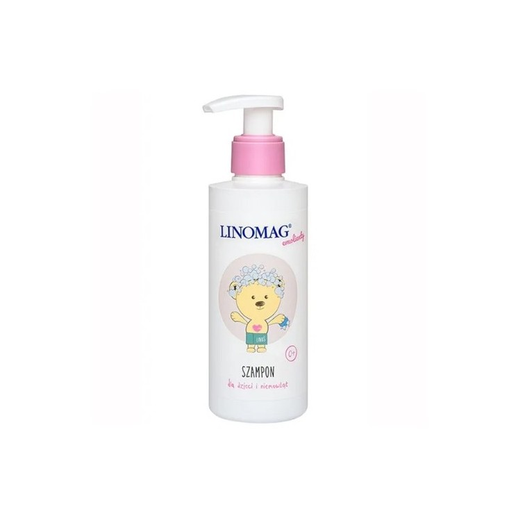 Linomag Shampoo voor de verzorging van de hoofdhuid en het haar van kinderen en zuigelingen 200 ml