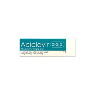 Ziaja Acyclovir 50 mg/g Krem 5 g