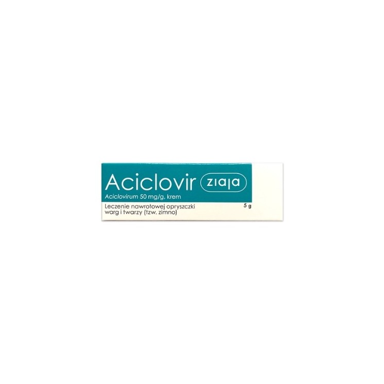 Ziaja Acyclovir 50 mg/g Krem 5 g