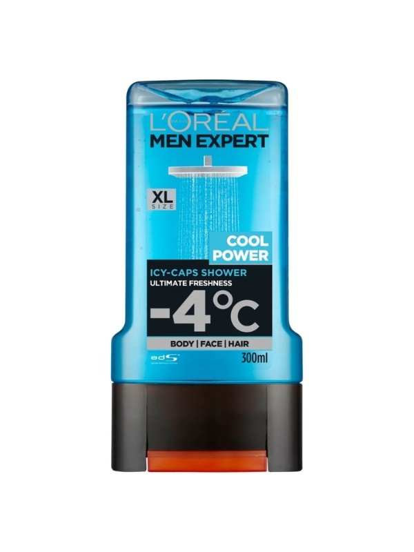 Чоловічий гель для душу Loreal Men Expert Cool Power 300 мл