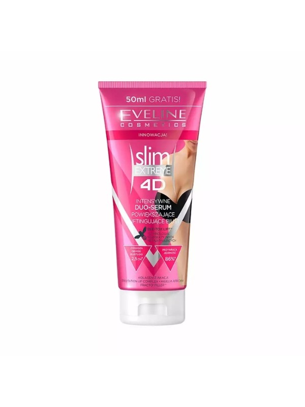 Eveline 4D Slim Extreme для збільшення та підтяжки Duo - serum для грудей 175 мл