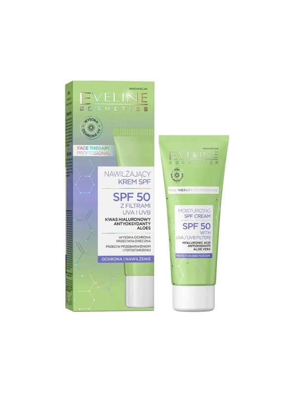 Eveline Hydraterende Gezichtscrème met SPF50 filter 30 ml