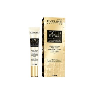 Eveline Gold Peptides Cream - підтяжка очей, усунення темних кіл і набряклості 20 мл