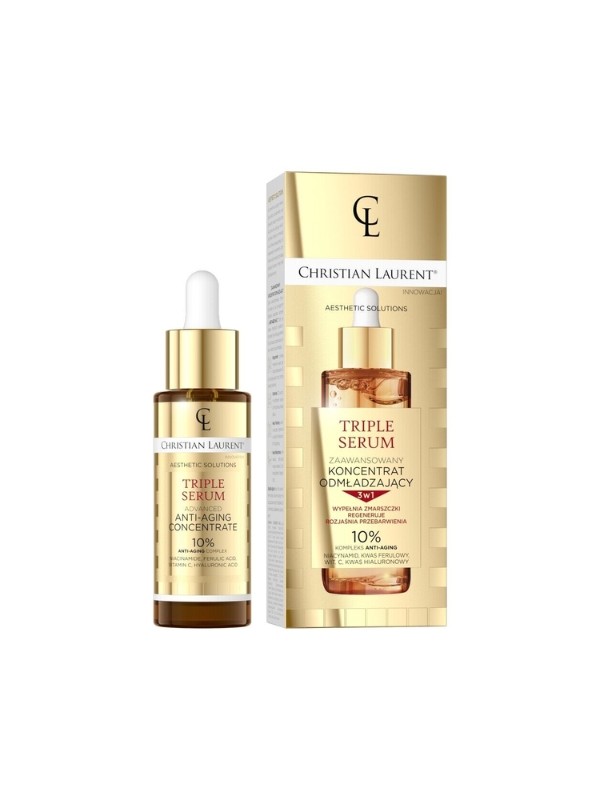 Eveline Christian Laurent Triple Serum Zaawansowany Koncentrat odmładzający 3w1 30 ml