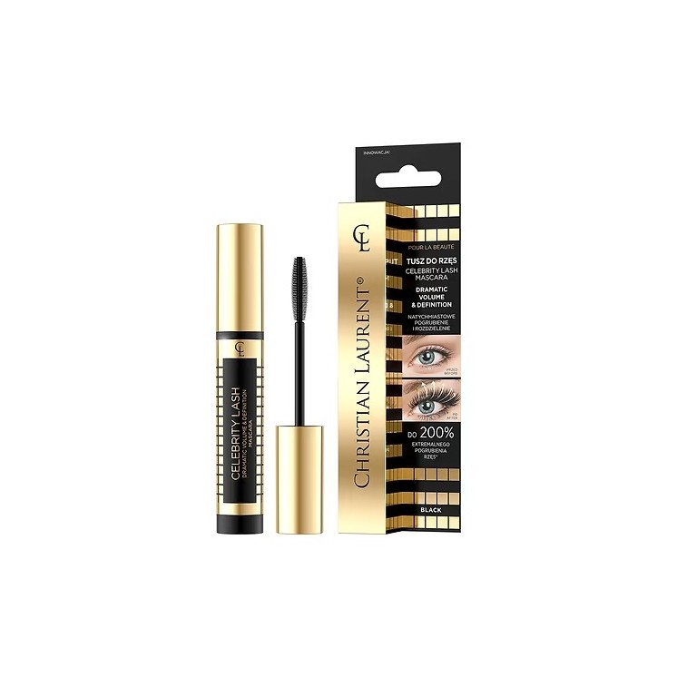 Туш Eveline Christian Laurent Celebrity Lash Mascara для потовщення та розділення вій 7 мл