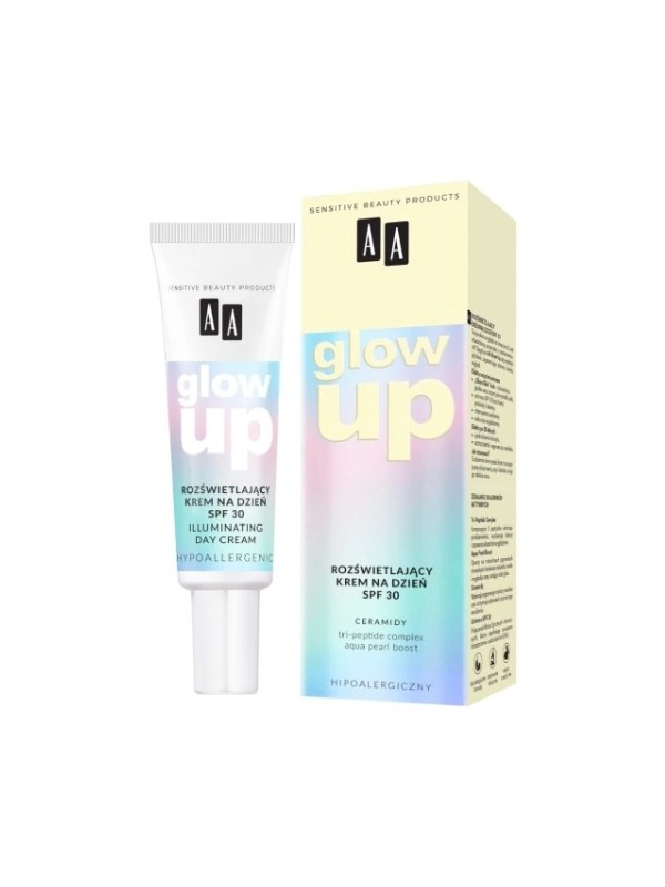 Денний крем для обличчя AA Glow Up Illuminating з фільтром SPF30 30 мл