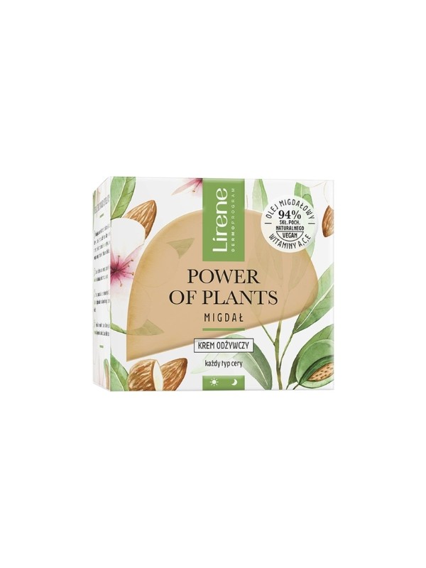 Lirene Power of Plants nährende Gesichtscreme Mandel 50 ml