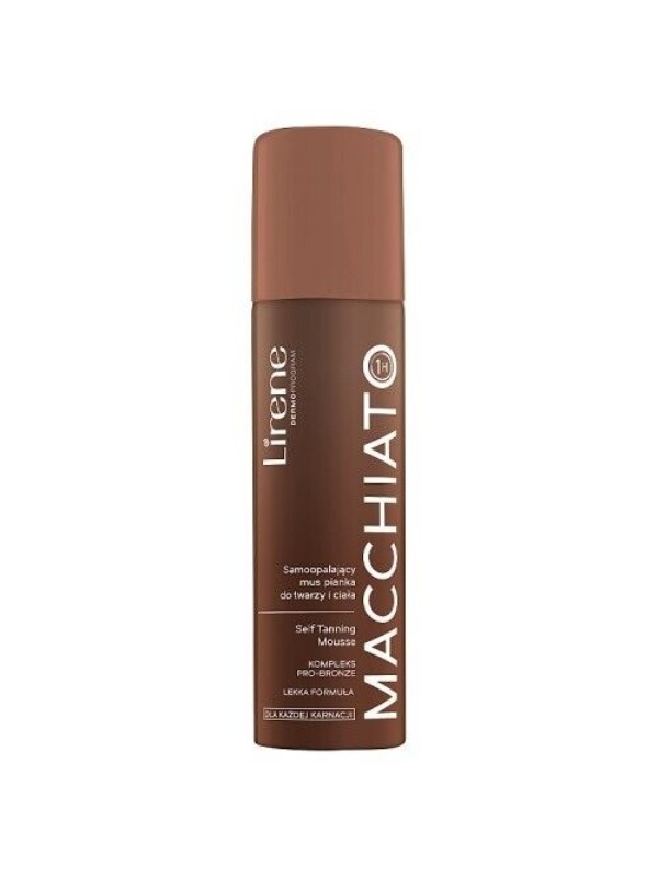 Lirene Self Tanning Mousse мус для автозасмаги для обличчя та тіла Macchiato 150 мл