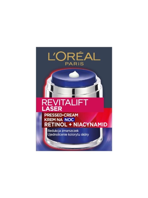 L'oreal Revitalift Laser Pressed- Cream Wrinkle-reducing face cream for the night 50 ml