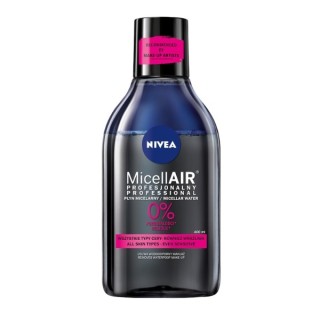 Nivea MicellAir Skin Breathe profesjonaly Płyn micelarny- makijaż wodoodporny 400 ml