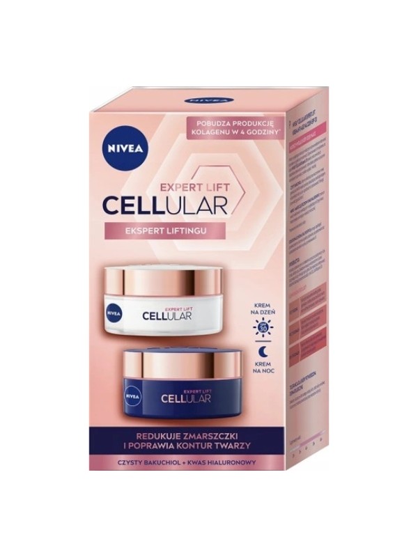 Nivea Cellular Expert Lift Anti-Aging-Geschenkset Tagesgesichtscreme SP30 50 ml + Nachtgesichtscreme 50 ml