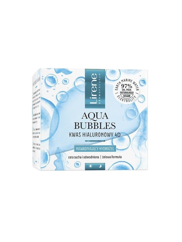 Lirene Aqua Bubbles feuchtigkeitsspendendes Hydro Gesichtsgel 50 ml