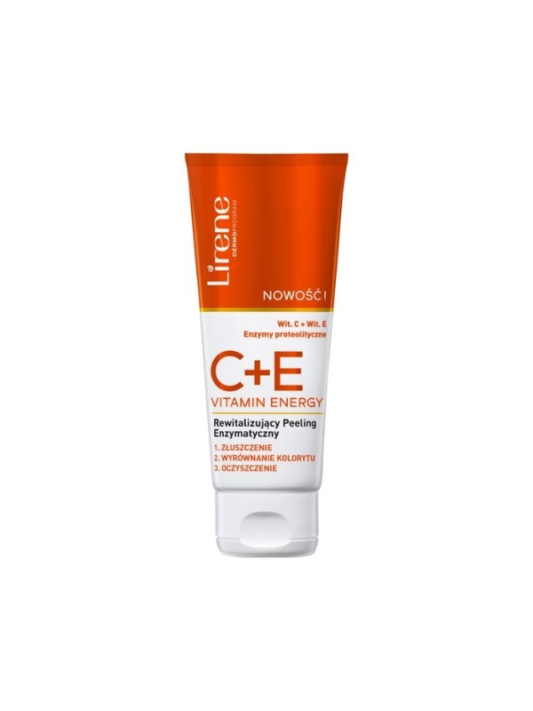 Відновлюючий ензимний Peeling для обличчя Lirene C+E Vitamin Energy 75 мл